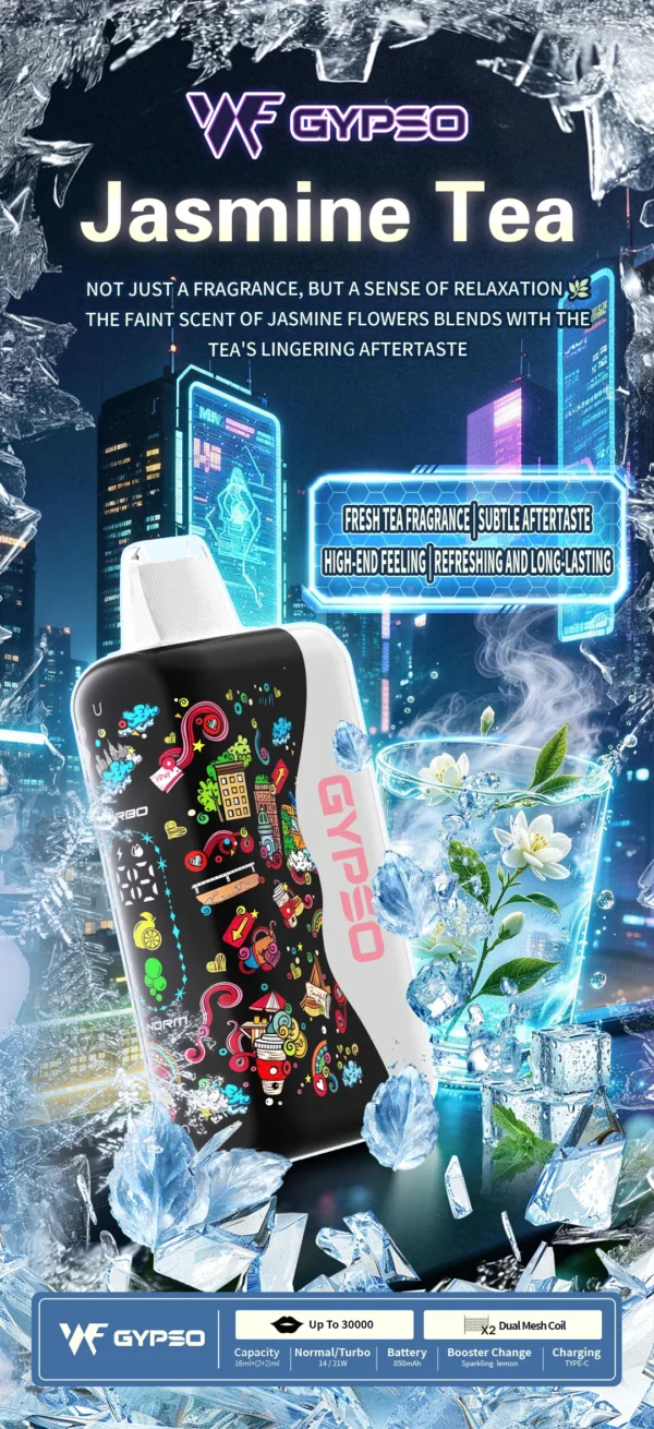 GYPSO 滿天星 30000口拋棄式電子煙｜14W-21W雙模式雙功率 Dual Mesh雙網芯 18ml巨量油艙，台灣現貨正品快速出貨